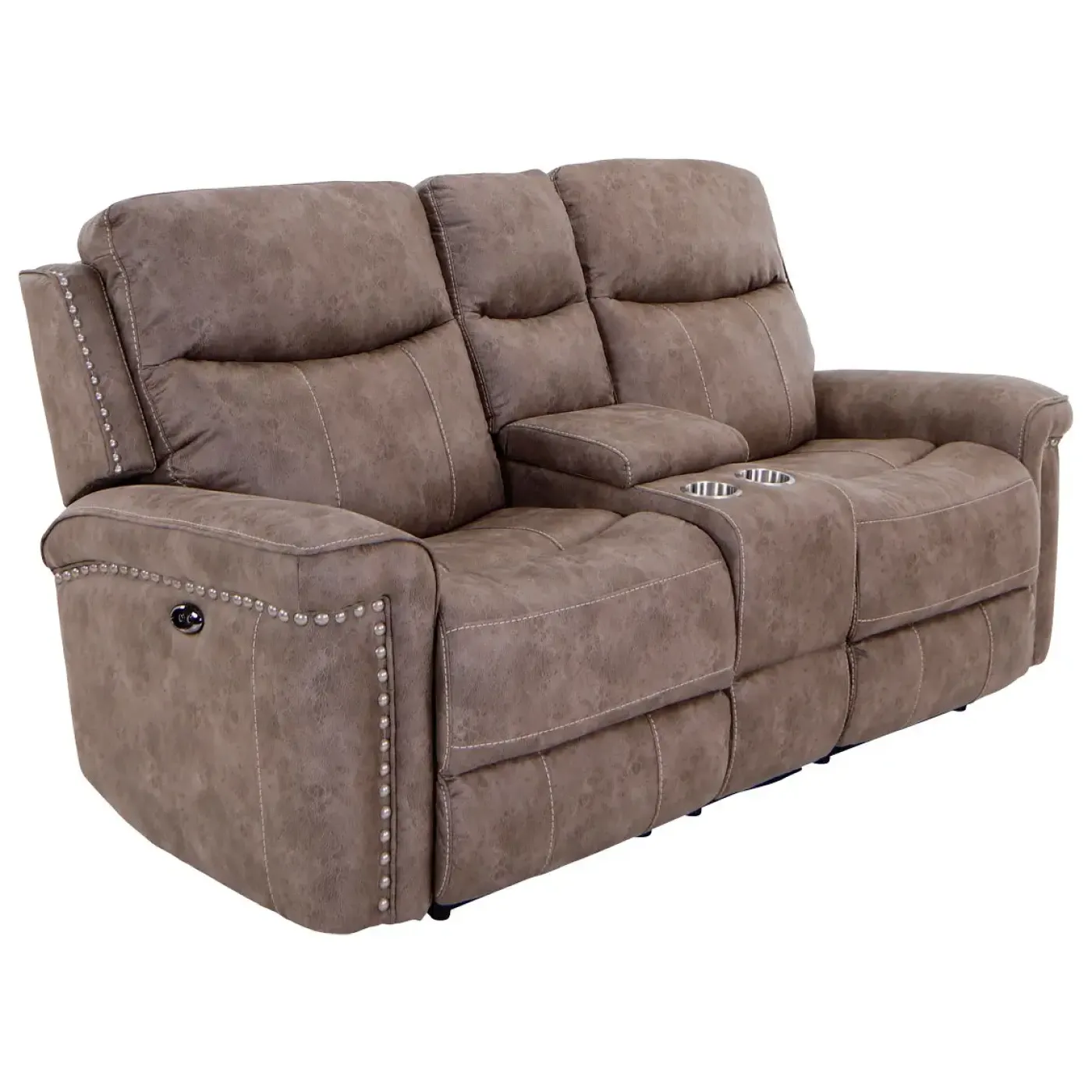 Sale Triplex Power Reclining Console Loveseat Reclining Furniture