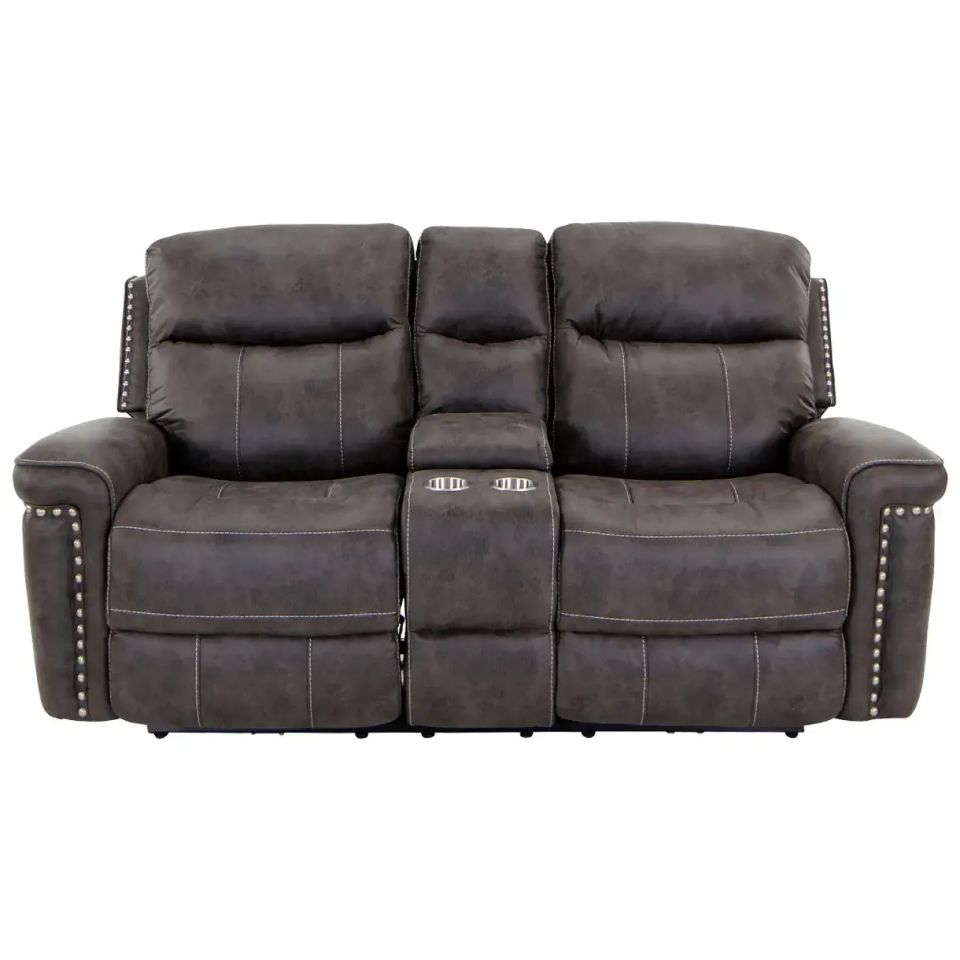 Triplex Power Reclining Living Room Set-Gray Living Room Sets