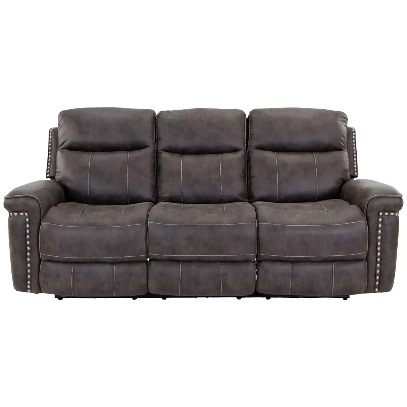 Triplex Power Reclining Living Room Set-Gray Living Room Sets