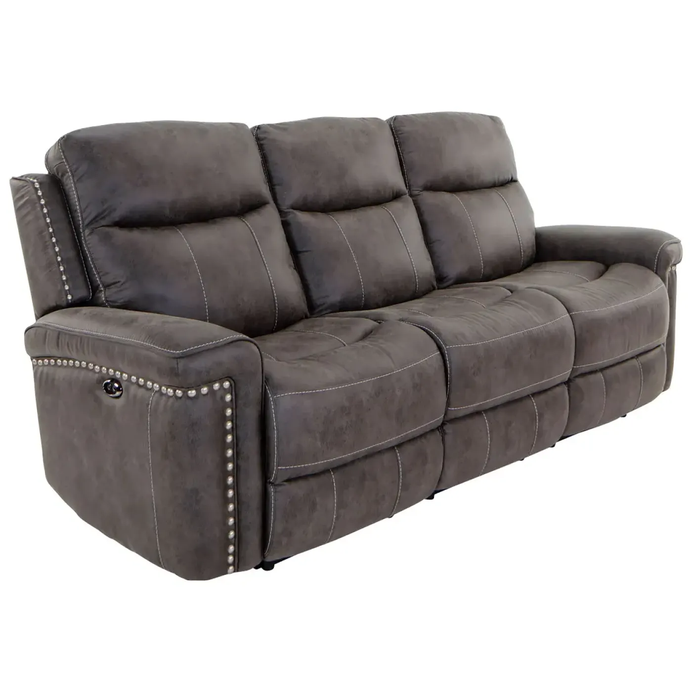 Clearance Triplex Power Triple Reclining Sofa Sofas & Couches|Reclining Furniture