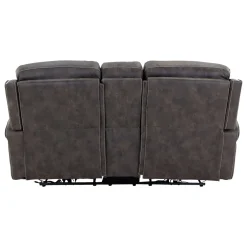 Triplex Reclining Console Loveseat Reclining Furniture