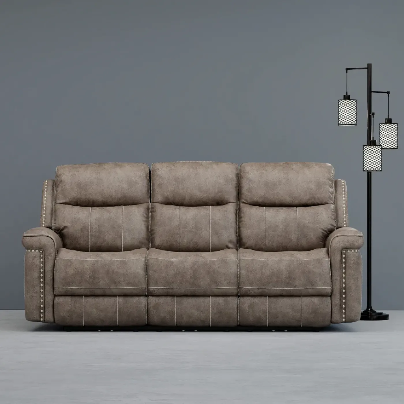 Outlet Triplex Triple Reclining Sofa Sofas & Couches|Reclining Furniture