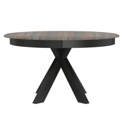 New Vibrance Extendable Round Dining Table& 6 Chairs With Custom Finish Options Dining Room Sets|All Outlet & Clearance Items