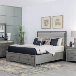 New Winslet Califorina King Storage Panel Bed King Beds