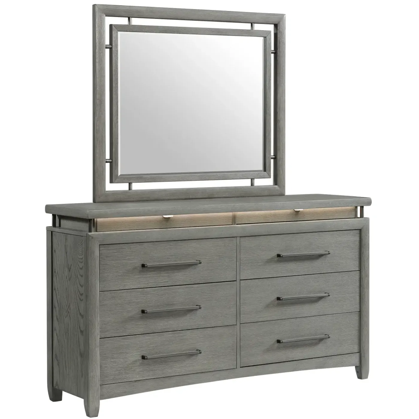 New Winslet California King Bed, Dresser, Mirror, Nightstand Bedroom Sets