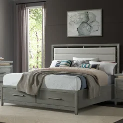 Discount Winslet Eastern King Storage Panel Bed King Beds