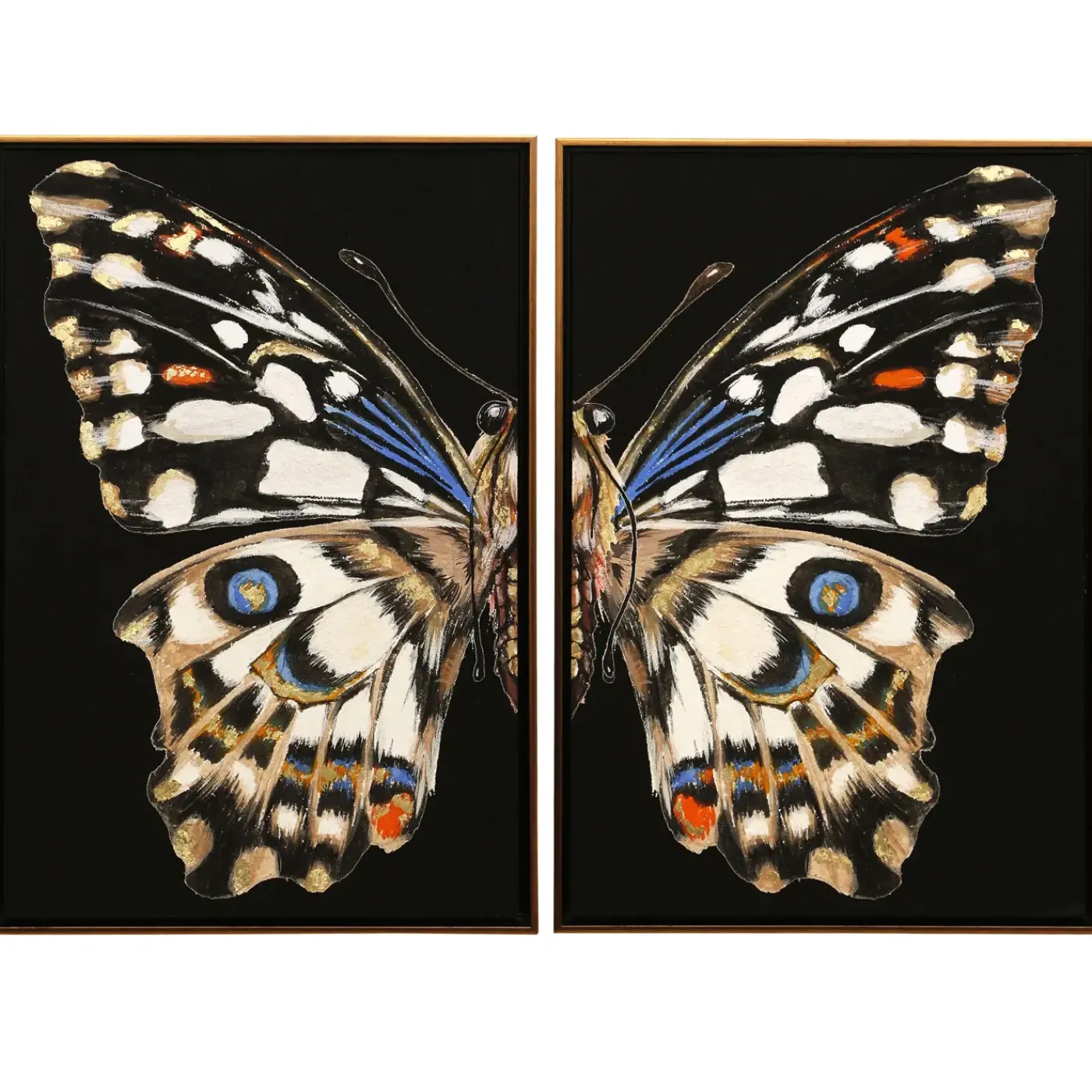 Hot 52x52 S/2 Butterfly Wall Art Wall Art Wall Art