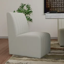 Clearance Zander Upholstered Bench Dining Chairs